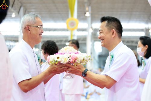 ภาพ No.77765:พิธีหล่อพระบรมพุทธเจ้า ทิศตะวันตก  วันอาทิตย์ที่ 19 มีนาคม พ.ศ. 2566 ณ วัดพระธรรมกาย จ.ปทุมธานี