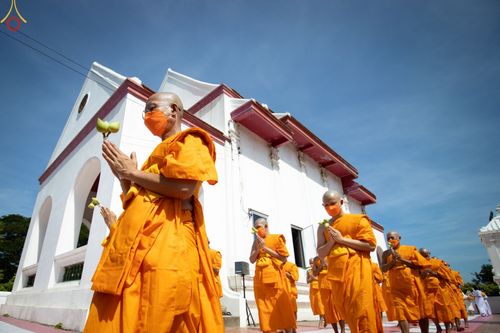 ภาพ No.66329:พิธีอุปสมบทวัดวรนายกรังสรรค์เจติยบรรพตาราม อ.บางปะหัน จ.พระนครศรีอยุธยา รับบุญจัดงานโดยศูนย์อบรมเยาวชนบางปะหัน และสำนักศรัทธาภิบาล เมื่อวันที่ 7 ธันวาคม พ.ศ. 2565