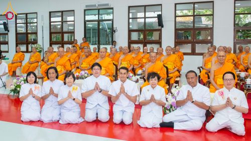 ภาพ No.315329:วันอังคารที่ 24 มีนาคม พ.ศ. 2569 พิธีบำเพ็ญกุศล คุณพ่อณรงค์ จินตมากุล  สิริอายุ 99 ปี 11 เดือน โยมบิดา พระครูปลัดรัตนวีรวัฒน์ (รังสฤษดิ์ อิทฺธิจินตโก) ที่ปรึกษาเจ้าคณะจังหวัดปทุมธานี เจ้าอาวาสวัดพระธรรมกาย  ณ ห้องปลูกศรัทธา 2 วัดพระธรรมกาย ปทุมธานี