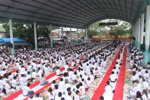 ภาพ No.2291:ภาพตักบาตรบ้านแป้ง