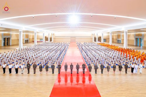 ภาพ No.349086:วันที่ 16 กันยายน พ.ศ. 2569 พิธีเปิดบรรพชาและปฏิบัติธรรม นสต. รุ่นที่ 16 ศูนย์ฝึกอบรมตำรวจภูธรภาค 1 ณ สภาธรรมกายสากล วัดพระธรรมกาย