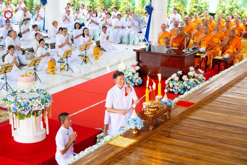 ภาพ No.311009:วันอาทิตย์ที่ 22 กุมภาพันธ์ พ.ศ. 2569 พิธีประดิษฐานพระประธาน “พระธรรมกาย” ณ ธุดงคสถานอำนาจเจริญ จังหวัดอำนาจเจริญ