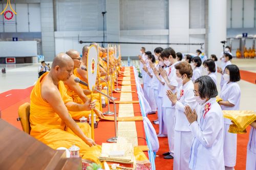 ภาพ No.90667:พิธีบำเพ็ญกุศลสวดพระอภิธรรม อุบาสกถาวร พรหมถาวร (อุบาสกผู้ปั้นพระ) วันอาทิตย์ที่ 15 ตุลาคม พ.ศ. 2566 ณ ห้องแก้วสารพัดนึก 1 สภาธรรมกายสากล วัดพระธรรมกาย จ.ปทุมธานี