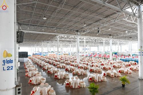 ภาพ No.61521:V.36 ทุ่มเทเพื่อพ่อ 80 ปี ภาพการเตรียมงานของหน่วยงานต่างๆ เพื่อพิธีฉลองอายุวัฒนมงคล 80 ปี หลวงพ่อธัมมชโย และรับถวายมหาสังฆทาน 10,000 กว่าวัดทั่วประเทศ ในวันคุ้มครองโลก จันทร์ที่ 22 เมษายน พ.ศ.2567