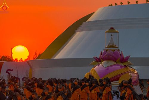 ภาพ No.116801:พิธีต้อนรับพระธรรมยาตรา ปีที่ 12 ณ อนุสรณ์สถานบางปลา จ.นครปฐม วันที่ 21 มกราคม พ.ศ. 2567