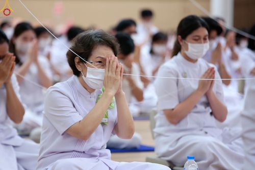 ภาพ No.84773:พิธีบรรจุพระบรมสารีริกธาตุภายในเกตุดอกบัวตูม องค์พระประธาน ณ ห้องแก้วสารพัดนึก 2 วัดพระธรรมกาย ในวันอาสาฬหบูชา อังคารที่ 1 สิงหาคม พ.ศ.2566