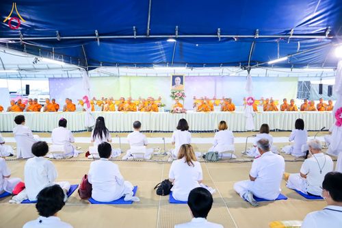 ภาพ No.119884:พิธีถวายภัตตาหารเป็นสังฆทาน แด่คณะพระธรรมยาตรา ปีที่ 12 วันที่ 28 มกราคม พ.ศ. 2567 ณ อนุสรณ์สถานบางปลา จ.นครปฐม