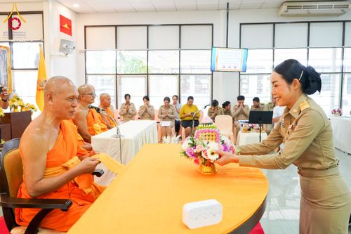 ชมรมกำนัน ผู้ใหญ่บ้านฯ อ.คลองหลวง ทอดผ้าป่าสมทบโครงการกฐินสามัคคีทั่วไทย 30,000 วัด วันที่ 4 พฤศจิกายน พ.ศ. 2567 ณ วัดพระธรรมกาย อ.คลองหลวง จ.ปทุมธานี