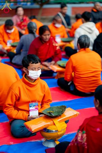 ภาพ No.129671:พิธีตัดปอยผมและแห่นาคธรรมทายาท ในโครงการบรรพชา 1,250 รูป ณ แดนประสูติ สวนลุมพินี ประเทศเนปาล วันที่ 2 มีนาคม พ.ศ. 2567