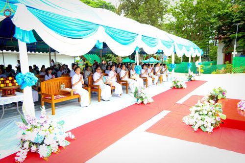 ภาพ No.140408:พิธีตอกเสาเข็มเป็นปฐมฤกษ์ เพื่อสร้างกุฎิและหอสวดมนต์ และพิธีทอดผ้าป่าบำรุงวัด ณ วัดกลางธนรินทร์ ต.บ้านแป้ง อ.พรหมบุรี จ.สิงห์บุรี วันอาทิตย์ที่ 9 มิถุนายน พ.ศ.2567