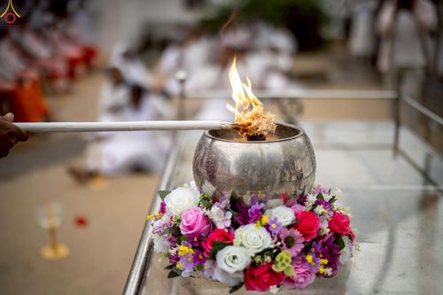 ภาพ No.229916:วันที่ 4 และ 12 พฤษภาคม พ.ศ. 2568 พิธีจุดวิสาขประทีป ถวายเป็นพุทธบูชา ณ วัดสุภัทรารามา มหาวิหาร เมืองบาดุลลา ประเทศศรีลังกา