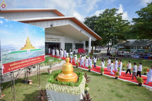 ภาพ No.241262:วันอาทิตย์ที่ 24 สิงหาคม พ.ศ.2568 พิธีปฐมผ้าป่าสถาปนาองค์พระเจดีย์เพื่อสร้างสันติภาพโลก พิธีไถ่ชีวิตโค สร้างมหากุศลด้วยการให้ชีวิตสัตว์เป็นทาน ณ ศูนย์ปฏิบัติธรรมสระบุรี อ.พระพุทธบาท จ.สระบุรี