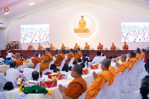 ภาพ No.76489:พิธีเจริญพระพุทธมนต์และถวายสังฆทาน  ทำบุญครบ 10 ปี ศูนย์ปฏิบัติธรรมบ้านช่องลม ต.บางบุตร อ.บ้านค่าย จ.ระยอง วันเสาร์ที่ 18 กุมภาพันธ์ พ.ศ. 2566