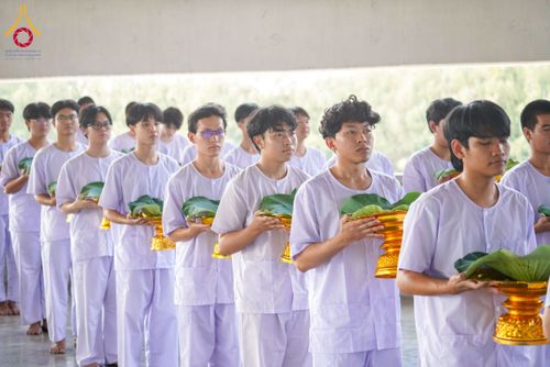 ภาพ No.216566:วันเสาร์ที่ 5 เมษายน พ.ศ. 2568 พิธีปลงผมธรรมทายาท โครงการบรรพชาอุปสมบทหมู่ธรรมทายาทอุดมศึกษารุ่น 52 ณ วัดพระธรรมกาย จ.ปทุมธานี