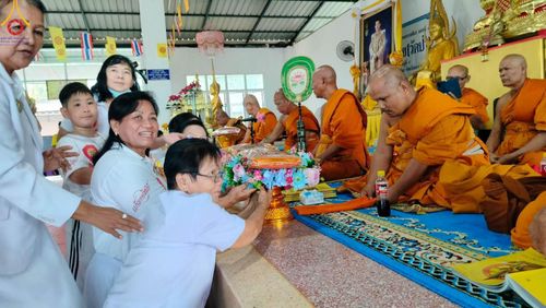 ภาพ No.94782:พิธีทอดกฐินสามัคคีทั่วไทย วัดป่าหลักร้อย จ.นครราชสีมา วันที่ 31 ตุลาคม พ.ศ. 2566