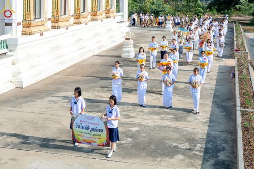 ภาพ No.189682:พิธีทอดผ้าป่าทำนุบำรุงศาสนสถาน ในโครงการธรรมยาตรา กตัญญูบูชา มหาปูชนียาจารย์ พระมงคลเทพมุนี(สด จนฺทสโร) พระผู้ปราบมาร อนุสรณ์สถาน 7 แห่ง ปีที่ 13 ณ วัดใหม่พิบูลย์ผล ต.บางเลน อ.สองพี่น้อง จ.สุพรรณบุรี วันที่ 5 มกราคม พ.ศ. 2568