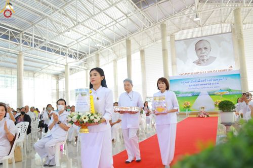 ภาพ No.97521:พิธีทอดกฐินสามัคคีเพื่อสร้างกำแพงแก้ว ณ ธุดงคสถานนครสวรรค์  วันที่ 19 พฤศจิกายน พ.ศ. 2566