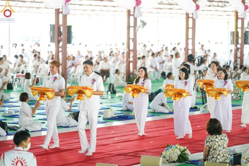 พิธีทอดผ้าป่า สร้างลานเอนกประสงค์พญานาค 4 ตระกูล จุดประทีปโคมลาน ถวายเป็นพุทธบูชา  สร้างความสว่างไสวให้กับแผ่นดินด้วยแสงธรรม วันอาทิตย์ที่ 29 ตุลาคม พ.ศ. 2566 ณ พุทธอุทยานนานาชาติ จังหวัดหนองคาย