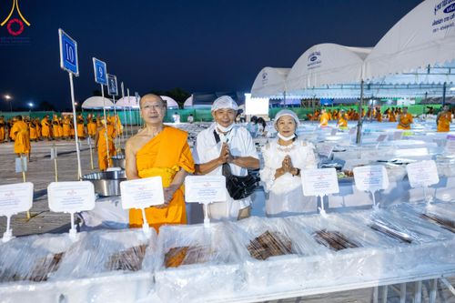 ภาพ No.116461:พิธีถวายภัตตาหารเป็นสังฆทาน แด่คณะพระธรรมยาตรา ปีที่ 12 วันที่ 22 มกราคม พ.ศ. 2567 ณ อนุสรณ์สถานบางนางแท่น จ.นครปฐม