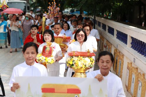 ภาพ No.179418:พิธีทอดกฐิน ณ วัดลานนาบุญ อ.เมือง จ.นนทบุรี ในโครงการกฐินสามัคคีทั่วไทย 30,000 วัด บูชาธรรม 80 ปี หลวงพ่อธัมมชโย โดยคณะศิษยานุศิษย์วัดพระธรรมกาย วันที่ 26 ตุลาคม พ.ศ. 2567