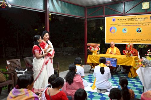ภาพ No.263414:วันที่ 17 ตุลาคม พ.ศ. 2568 ทอดกฐินสมทบวัดต่างประเทศ ณ ศูนย์เผยแผ่พุทธรัตนะ กรุงเดลลี ประเทศอินเดีย 