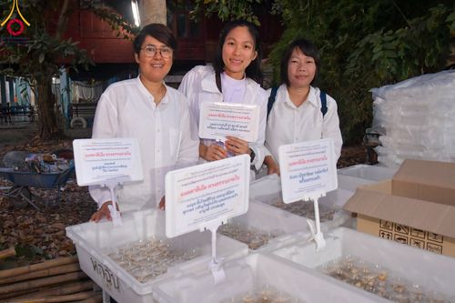 ภาพ No.112848:พิธีถวายภัตตาหารเป็นสังฆทาน แด่คณะพระธรรมยาตรา ปีที่ 12 วันที่ 15 มกราคม พ.ศ. 2567 ณ วัดสองพี่น้อง จ.สุพรรณบุรี