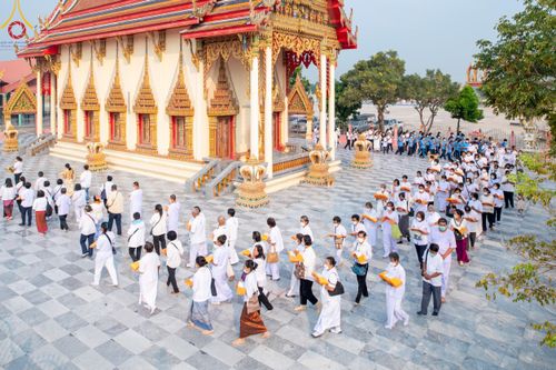 พิธีทอดผ้าป่าทำนุบำรุงศาสนสถาน ณ วัดคู้สลอดวุฒิโสภณ ต.คู้สลอด อ.ลาดบัวหลวง จ.พระนครศรีอยุธยา วันที่ 23 มกราคม พ.ศ. 2567