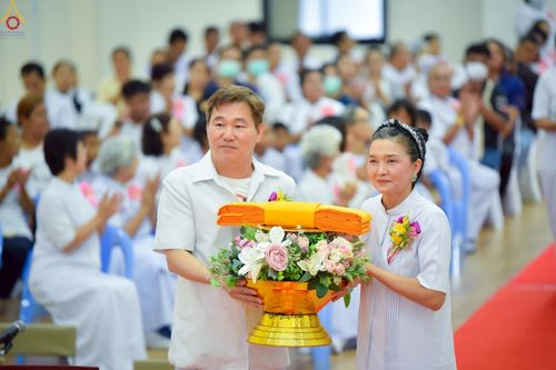 ภาพ No.249907:วันอังคารที่ 30 กันยายน พ.ศ. 2568 พิธีตอกเสามงคลต้นแรกอาคารเศรษฐีถาวร ที่พักผู้มาปฏิบัติธรรม ณ ศูนย์ปฏิบัติธรรมจันทบุรี