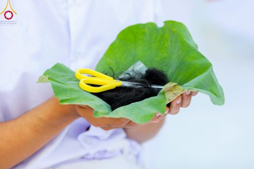 ภาพ No.99894:พิธีปลงผมธรรมทายาท โครงการอุปสมบทบูชาธรรมมหาปูชนียาจารย์ พ.ศ. 2566 ณ ลานธรรม มหาวิหารคด 8-9 ศูนย์อบรมวัดพระธรรมกาย วันอาทิตย์ที่ 3 ธันวาคม พ.ศ. 2566