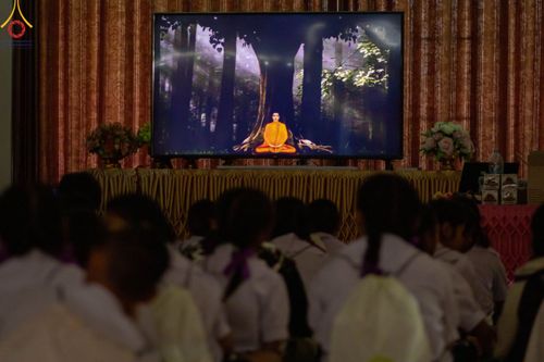 ภาพ No.104861:วันรวมพลังเด็กดี V-star ผู้นำฟื้นฟูศีลธรรมโลก จังหวัดกำแพงเพชร ณ ศูนย์ปฏิบัติธรรมกำแพงเพชร ในอุปถัมภ์พระพรหมวชิรปัญญาจารย์ วันที่ 22 ธันวาคม พ.ศ. 2566