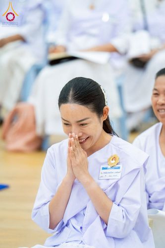 ภาพ No.224174:วันที่ 3-5 พฤษภาคม พ.ศ. 2568  กิจวัตร-กิจกรรมโครงการปฏิบัติธรรมอบรมศีลธรรม “บวชอุบาสิกาแก้ว” ถวายเป็นพระราชกุศล แด่พระบาทสมเด็จพระเจ้าอยู่หัว เนื่องในโอกาสมหามงคล “วันฉัตรมงคล” ณ วัดพระธรรมกาย อ.คลองหลวง จ.ปทุมธานี