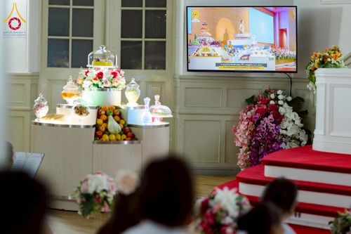 ภาพ No.232719:วันอาทิตย์ที่ 6 กรกฏาคม พ.ศ. 2568 พิธีบูชาข้าวพระ ณ วัดพระธรรมกายนอร์ธสวีเดน