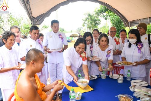 ภาพ No.100503:พิธีทอดกฐินสามัคคี สร้างหอฉันคุณยายอาจารย์ มหารัตนอุบาสิกา จันทร์ ขนนกยูง ณ ศูนย์ปฏิบัติธรรมนานาชาติสะเดา จ.สงขลา วันที่ 25 พฤศจิกายน พ.ศ. 2566