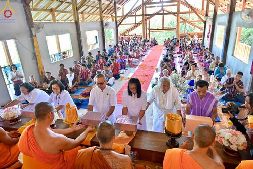 พิธีทอดกฐินสามัคคีทั่วไทย 5,000 วัด ณ สำนักสงฆ์ทิยาเพอ จ.แม่ฮ่องสอน วันที่ 18 พฤศจิกายน พ.ศ. 2566
