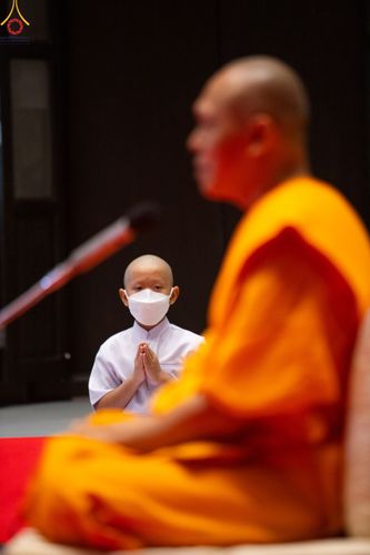 ภาพ No.84169:พิธีขอบรรพชา , พิธีขอสรณคมน์และศีล ,  พิธีรับบาตร , พิธีอุปสมบท ในโครงการบรรพชาอุปสมบทหมู่ธรรมทายาทรุ่นเข้าพรรษา และโครงการบรรพชาสามเณรโรงเรียนนานาชาติ รุ่นที่ 12 ณ โบสถ์พระไตรปิฎก วัดพระธรรมกาย วันที่ 22 กรกฎาคม พ.ศ. 2566