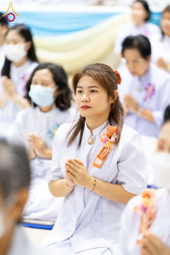 ภาพ No.134004:พิธีบูชาข้าวพระ  ในวันอาทิตย์ต้นเดือนที่ 7 เมษายน พ.ศ. 2567 ณ วัดพระธรรมกาย จ.ปทุมธานี