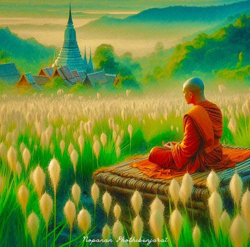 ภาพ No.144521:ภาพพระพุทธศาสนาจาก A.I. ชุดที่ 1 (Artificial Intelligence)