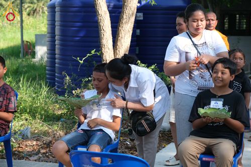 ภาพ No.317301:วันอาทิตย์ที่ 29 มีนาคม พ.ศ. 2569 พิธีตัดปอยผมและปลงผม ว่าที่สามเณร ศูนย์อบรมเยาวชนนครปฐม