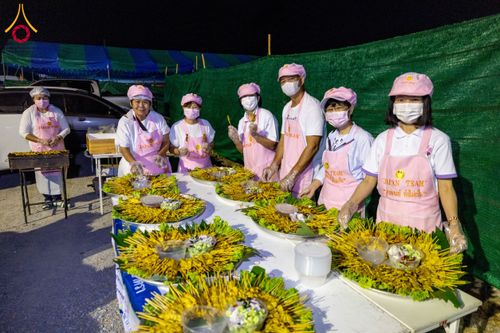 ภาพ No.117368:พิธีถวายภัตตาหารเป็นสังฆทาน แด่คณะพระธรรมยาตรา วันที่ 23 มกราคม พ.ศ. 2567 ณ อนุสรณ์สถานบางปลา อ.บางเลน จ.นครปฐม