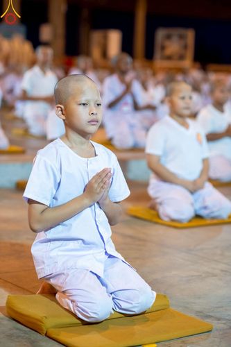 ภาพ No.214449:วันที่ 2 เมษายน พ.ศ.2568 นาคธรรมทายาท โครงการบรรพชาสามเณร ฟื้นฟูพระพุทธศาสนาทั่วไทย ปฎิบัติธรรม ณ วิหารคด 22 วัดพระธรรมกาย