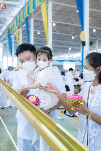 ภาพ No.77811:พิธีหล่อพระบรมพุทธเจ้า ทิศตะวันตก  วันอาทิตย์ที่ 19 มีนาคม พ.ศ. 2566 ณ วัดพระธรรมกาย จ.ปทุมธานี