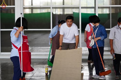 ภาพ No.123506:V.25 ชิตังเม การเตรียมงาน เก็บงาน การรับบุญของเจ้าหน้าที่หน่วยงานต่างๆ เพื่อโครงการธรรมยาตรา กตัญญูบูชา มหาปูชนียาจารย์ พระมงคลเทพมุนี (สด จนฺทสโร) พระผู้ปราบมาร อนุสรณ์สถาน 7 แห่ง ปีที่ 12 ระหว่างวันที่ 2 - 31 มกราคม พ.ศ.2567