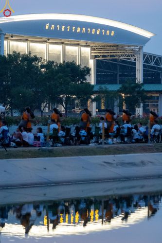 ภาพ No.120470:พิธีต้อนรับพระธรรมยาตรา ในโครงการธรรมยาตรา กตัญญูบูชา มหาปูชนียาจารย์ พระมงคลเทพมุนี(สด จนฺทสโร) พระผู้ปราบมาร อนุสรณ์สถาน 7 แห่ง ปีที่ 12 วันที่ 28 มกราคม พ.ศ. 2567 ณ วัดพระธรรมกาย จ.ปทุมธานี (ชุดที่ 2)