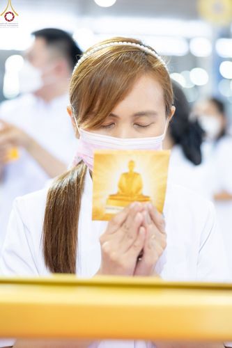 ภาพ No.77108:พิธีหล่อพระบรมพุทธเจ้า ในวันมาฆบูชา อาทิตย์ต้นเดือนที่ 6 มีนาคม พ.ศ. 2566 ณ วัดพระธรรมกาย จ.ปทุมธานี