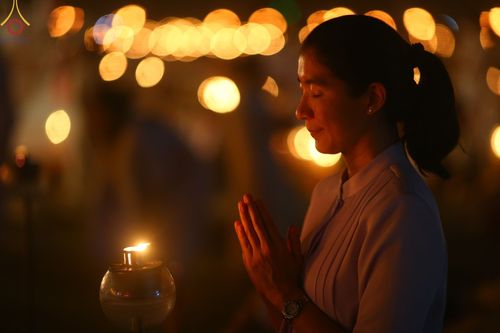 ภาพ No.77293:พิธีจุดมาฆประทีป ในวันมาฆบูชา อาทิตย์ต้นเดือนที่ 6 มีนาคม พ.ศ. 2566 ณ วัดพระธรรมกาย อ.คลองหลวง จ.ปทุมธานี