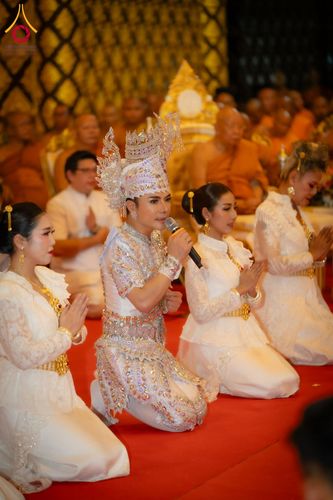 ภาพ No.210766:วันพฤหัสบดีที่ 13 มีนาคม พ.ศ. 2568  สมโภชพระประธานอุโบสถวัดป่าอุบลแก้ว จังหวัดอุบลราชธานี