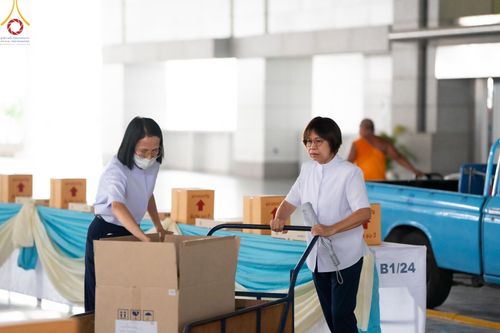 ภาพ No.60930:V.37 ยิ่งกว่าดี เพื่อ 80 ปีของพ่อ ภาพการเตรียมงานของหน่วยงานต่างๆ เพื่อพิธีฉลองอายุวัฒนมงคล 80 ปี หลวงพ่อธัมมชโย และรับถวายมหาสังฆทาน 10,000 กว่าวัดทั่วประเทศ ในวันคุ้มครองโลก วันจันทร์ที่ 22 เมษายน พ.ศ. 2567