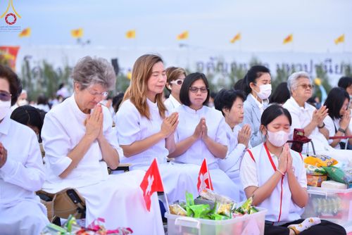 ภาพ No.118565:พิธีตักบาตรพระธรรมยาตรา ปีที่ 12 ณ อนุสรณ์สถานลำดับที่ 5 สถานที่เผยแผ่วิชชาธรรมกายครั้งแรก อนุสรณ์สถานบางปลา จ.นครปฐม วันที่ 25 มกราคม พ.ศ. 2567