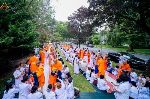 ภาพ No.144808:พิธีประดิษฐานลูกนิมิตมหาสมบัติ ผูกสีมาสถาปนาอุโบสถ บูชาธรรม ๘๐ ปี หลวงพ่อธัมมชโย วันอาทิตย์ที่ ๓๐ มิถุนายน พ.ศ. ๒๕๖๗ วัดพระธรรมกายนิวเจอร์ซี ประเทศสหรัฐอเมริกา