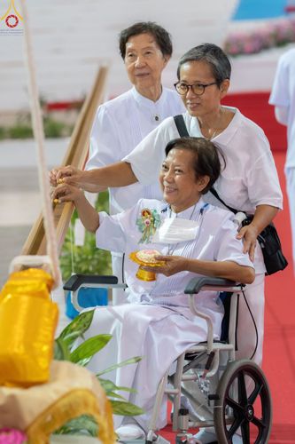 ภาพ No.77831:พิธีหล่อพระบรมพุทธเจ้า ทิศตะวันตก  วันอาทิตย์ที่ 19 มีนาคม พ.ศ. 2566 ณ วัดพระธรรมกาย จ.ปทุมธานี